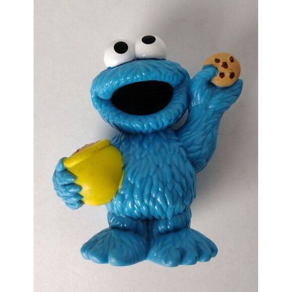 Sesame Street Toy Figure Cookie Monster Hasbro Europe 2010s - Picture 1 of 4